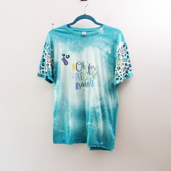 NWOT! Oh For Peeps Sake T-Shirt Gildan Women's (M) Graphic Tee - Picture 1 of 6